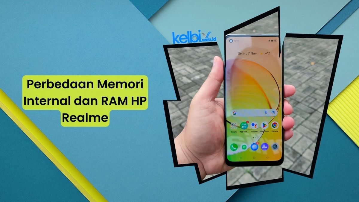 Perbedaan Memori Internal dan RAM HP Realme